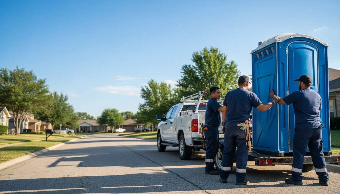 Portable Toilet Rental in Thornton, TX near me